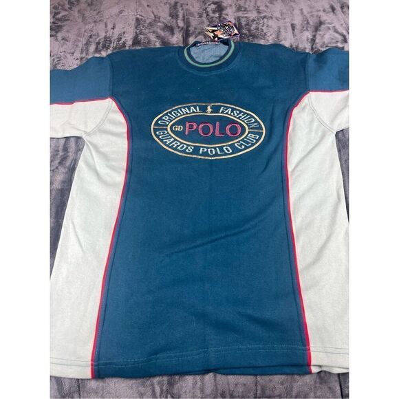 Vintage men’s bootleg polo sweater size M (NWT)‎ - Picture 1 of 8